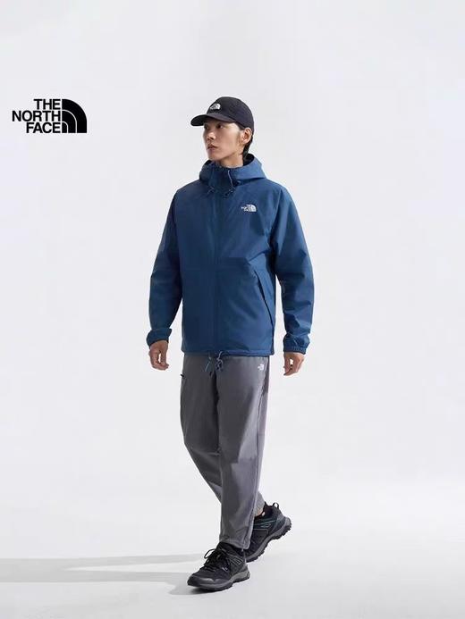 男女同款轻薄小北春夏经典款拼接纯色连帽冲 夹克外套 商品图2