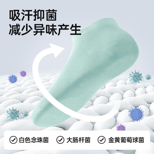GRAREY（格瑞亚）旅行便携棉袜 1包5双 商品图5
