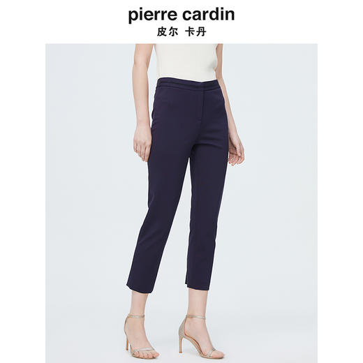 皮尔卡丹女装新款时尚百搭商务干练直筒西裤P4118T4015N0 商品图3