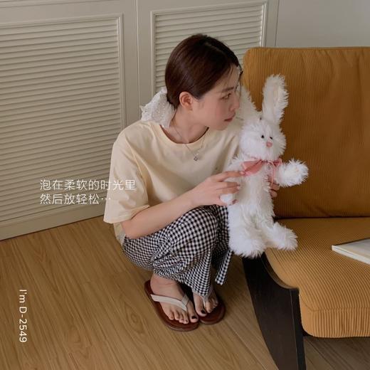 舒适有腔调！春夏新款森系格格衣 休闲圆领家居服套装短袖睡衣可外穿 商品图3