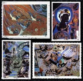 T150《敦煌壁画（第三组）》1990年