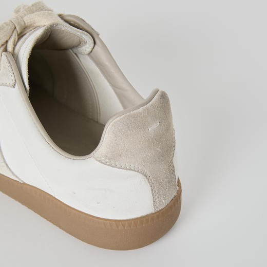 ROMI STUDIO升级版~米灰色德训鞋~百搭真皮德训鞋低帮运动鞋S3200 商品图3