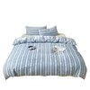 【水洗棉条纹四件套】全棉水洗棉四件套条纹床品套件纯棉简约件套床单被套 商品缩略图4