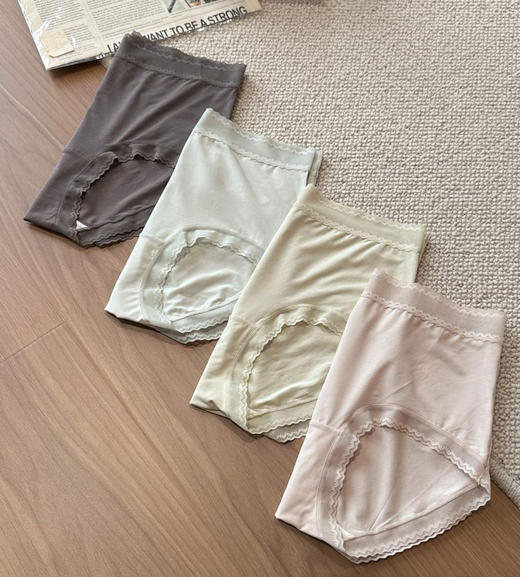 原单版本lu家蕾丝莫代尔内裤4条/盒032905 商品图10