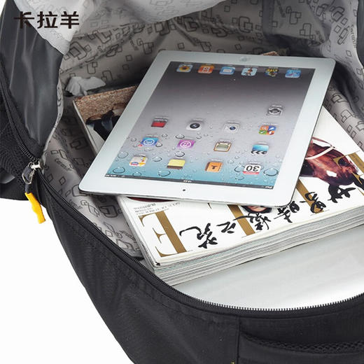 卡拉羊 中学生书包大容量初中生双肩包男女学生旅行休闲背包 CX5558 商品图7