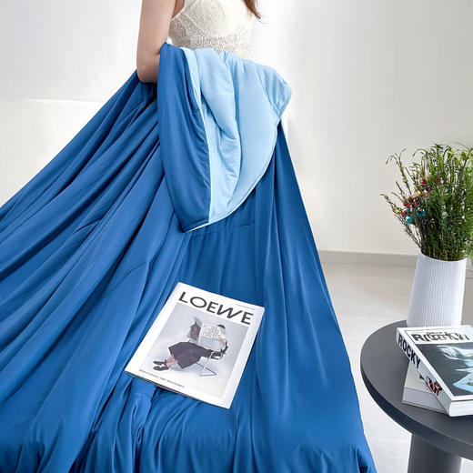 【品牌直发】【亚Duo同款式】Miss lolo “小冰块夏凉被” 深睡双感夏被pro AB面 双感设计 柔软亲肤 双边压针设计 5色可选 商品图5