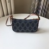 老花满印牛仔单肩包复古印花相机包女斜挎腋下包手提包 商品缩略图1