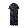 半拉链波点连衣裙 商品缩略图1