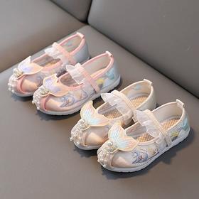 【苏城纪汉服绣花鞋】春夏款 女童童鞋美人鱼