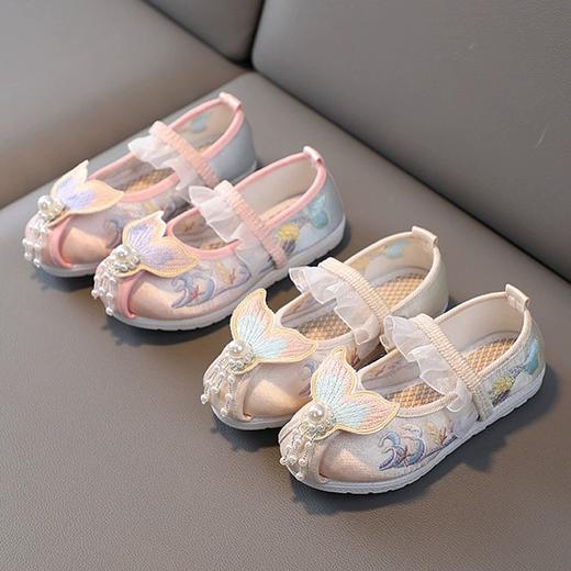 【苏城纪汉服绣花鞋】春夏款 女童童鞋美人鱼 商品图0