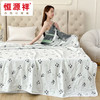 恒源祥毛巾被纯棉A类抗菌六层纱布全棉盖毯空调毯子 睡睡平安 商品缩略图0