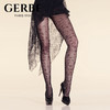 Gerbe格伯 100%法国原装进口女士连裤袜 性感花纹女丝袜GCPAL 44d 商品缩略图0
