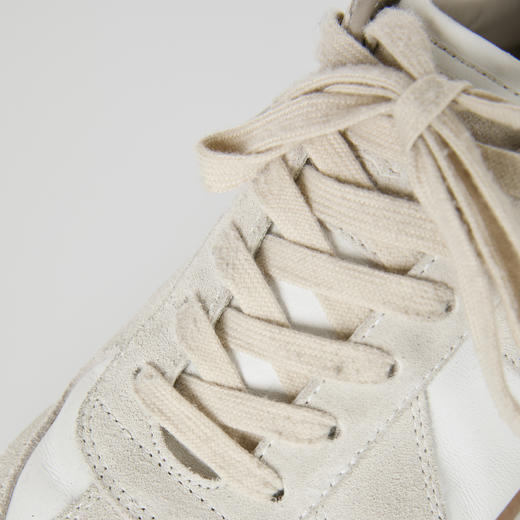 ROMI STUDIO升级版~米灰色德训鞋~百搭真皮德训鞋低帮运动鞋S3200 商品图2