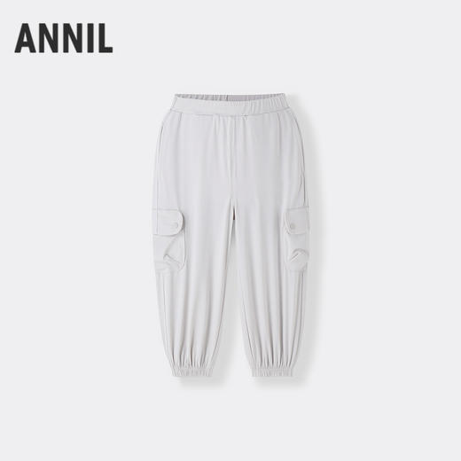 【实体店同款】男女童全腰针织长裤夏季新款安奈儿童装XM526707 商品图1
