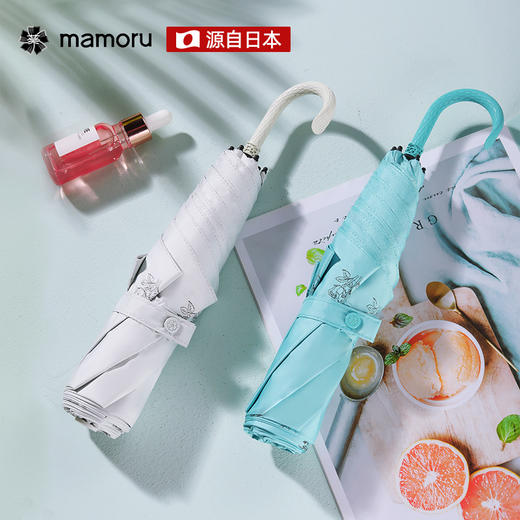 【Mamoru】小弯钩线稿防晒伞防紫外线迷你遮阳伞晴雨两用伞 商品图4