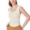 跃牌【海听系列】NULS新款方领带胸垫运动背心吊带纽扣设计感显瘦瑜伽服上衣XC67 商品缩略图4