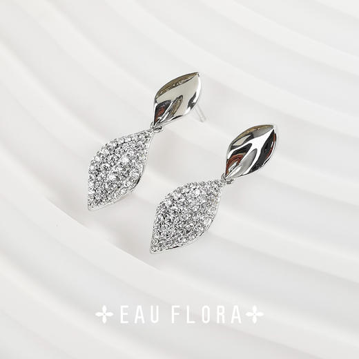 【金枝玉叶】耳环I叶影流光，璀璨永恒 商品图5