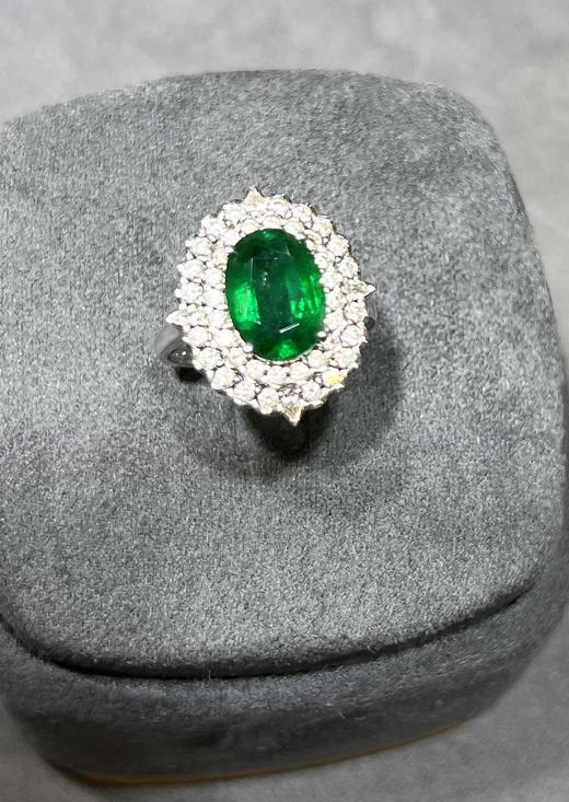 2.3ct刻面祖母绿戒指 商品图2