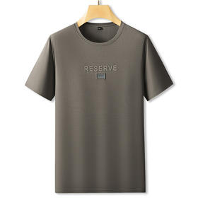 【DPF】大依优型大码短袖T恤圆领肥佬宽松运动休闲半袖夏季新款男士加肥大码T恤胖子上衣