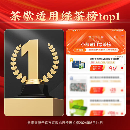 【2026新茶】恩施玉露特级精选头采明前特级精选高山富硒绿茶小袋装商务礼盒150g CM 商品图2