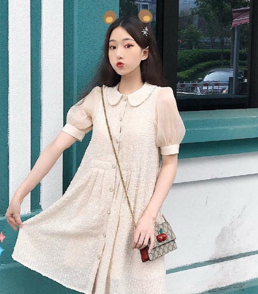 古驰Supreme帆布樱桃迷你手袋（HH） 商品图6