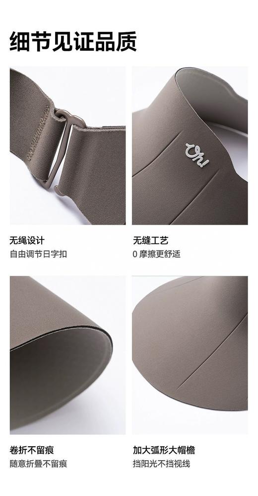 二店y 【没有吊牌，其他一致】，保真，oh sunny防晒空顶帽 商品图3