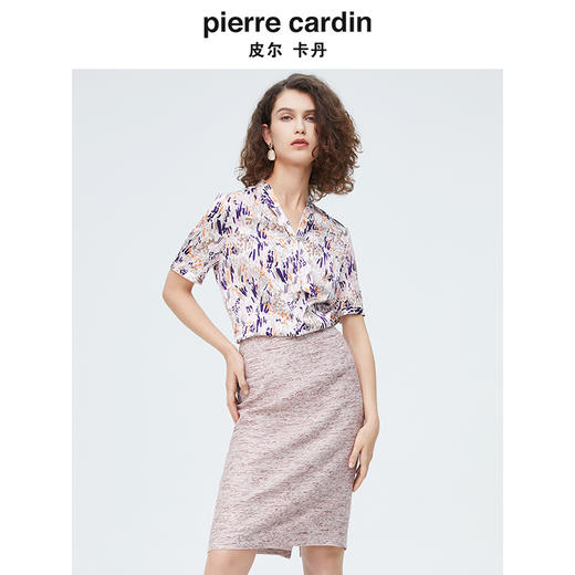 皮尔卡丹女装夏季田园清新碎花衬衫P4228A3023Z3 商品图4