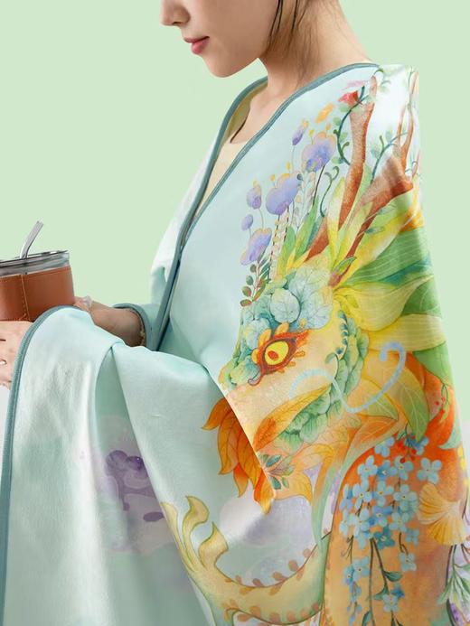 恒源祥 青龙献瑞·多功能浴巾毯 90*175cm  HYX270DZ 商品图2