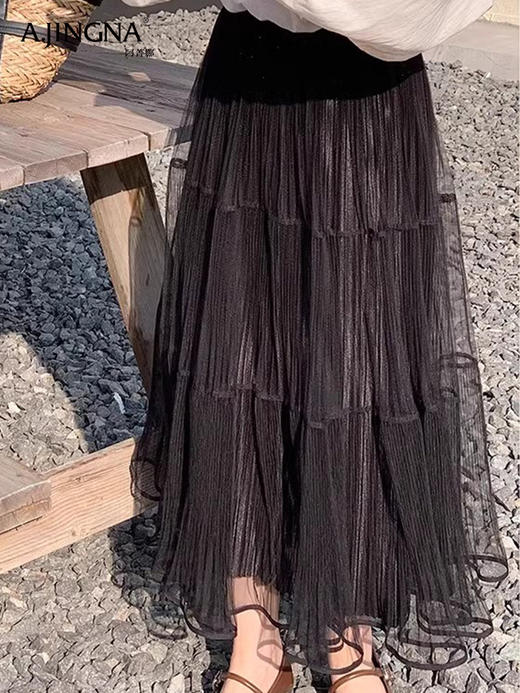 【轻盈诗篇】阿菁娜轻盈蓬松仙女半身裙F30C213032 商品图3