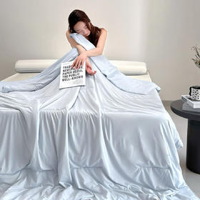 【亚Duo同款式】Miss lolo “小冰块夏凉被” 深睡双感夏被pro AB面 双感设计 柔软亲肤 双边压针设计 5色可选