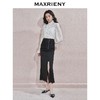 MAXRIENY2024复古浪漫感开叉蕾丝缎面半裙约会小裙子包臀半身裙(货号:MF85SK757) 商品缩略图1