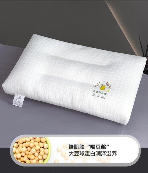 【多样屋专柜】雅鹿大豆纤维抗菌枕白色 46*72 商品图1