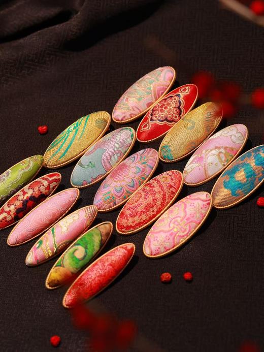 温小暖万达开业礼——手工宋锦发夹24815140 （到店领取） 商品图2