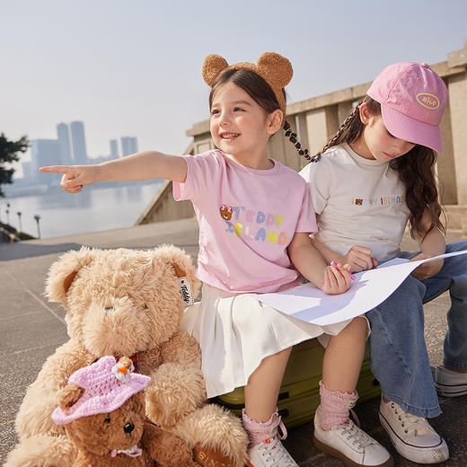 【凉感速干】迷你巴拉女童抑菌甜美短袖T恤夏季新款不闷汗 商品图4