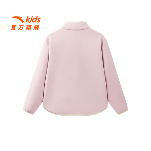 安踏儿童外套女大童粒暖绒冬季加绒保暖摇粒针织摇粒绒外套362516715 商品图1