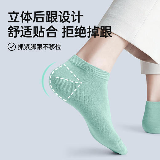 GRAREY（格瑞亚）旅行便携棉袜 1包5双 商品图6