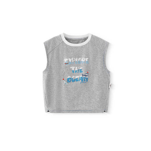 英氏儿童背心透气夏季男童百搭背心打底防闷YRBYJ2R033A 商品图4