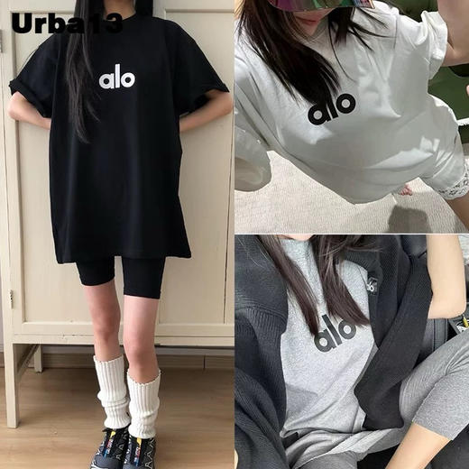 昂跑 夏季松弛感 休闲圆领 水洗磨破 短袖T恤 商品图1