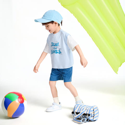 【实体店同款】男童短袖针织套装夏季新款安奈儿童装XB521616 商品图5