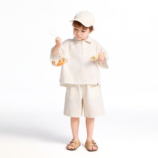 【实体店同款】男童翻领针织套装夏季新款安奈儿童装XB521613 商品图3