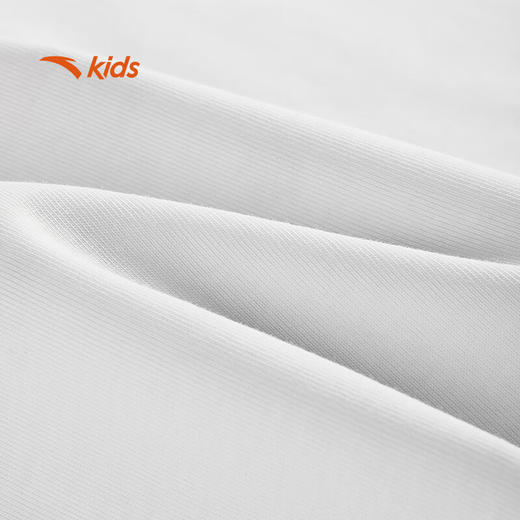 安踏儿童短袖T恤女大童2025夏透气潮流系列针织短袖衫362528110 商品图8