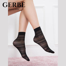 Gerbe格伯 100%法国进口女士短袜 女丝袜 GQRIA 44d