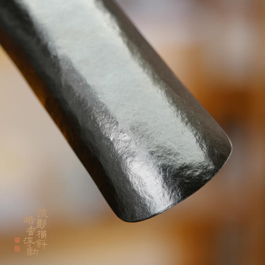 暗香疏影/纯钛茶则/收纳巾 纯钛银色茶则茶拨取茶器功夫茶具醒茶器茶道配件 商品图2
