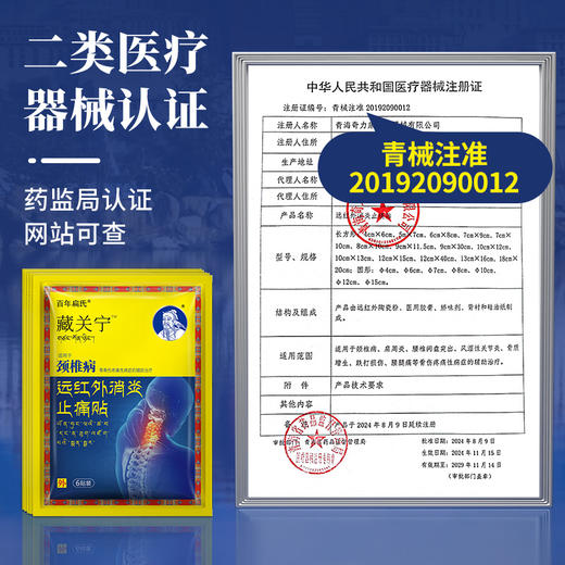 百年扁氏藏关宁颈椎贴 商品图3