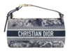 DIOR迪奥 DiorTravel NOMAD茹伊印花拉链开合科技面料 手拿包 中号 女款 蓝色 商品缩略图0