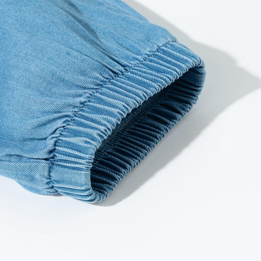 贝贝怡【天丝软牛仔】春夏新款男童牛仔裤亲肤透气休闲裤柔软宽松防蚊裤ZB2EK027 商品图6