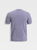 callisto启程系列紫色多巴胺长绒棉混纺弹力T恤 商品缩略图1