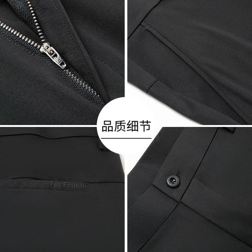 【特大码】【DKP】大依优型大码薄款冰丝商务休闲裤弹力直筒运动男宽松大码免烫抗皱夏季长裤肥佬300斤 商品图5