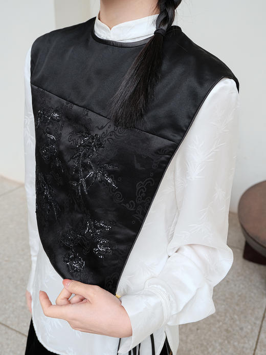 盛唐牡丹| 竹苞松茂手工串珠背心 商品图4