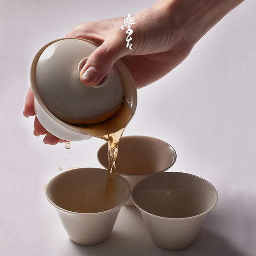 娜家马蹄盖碗套组 搭配茶杯功夫泡茶 商品图2